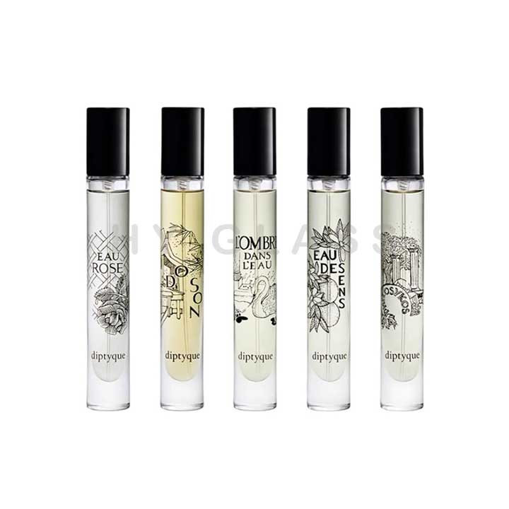 Travel size mini 10ml glass perfume bottle supplier