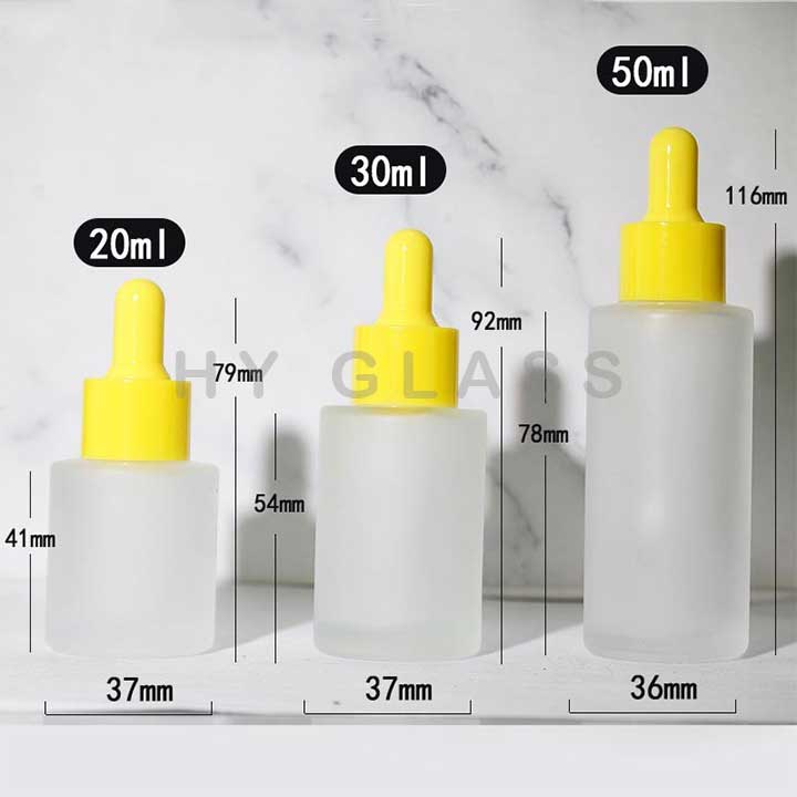 Custom 20ml 30ml 50ml cylinder perfume essential oil dropper bottle