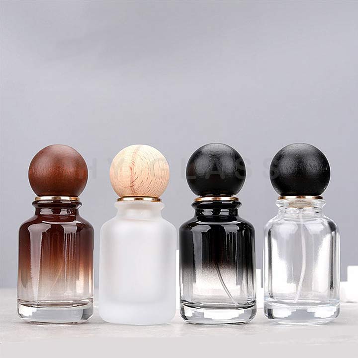 Cylinder shape perfume bottle