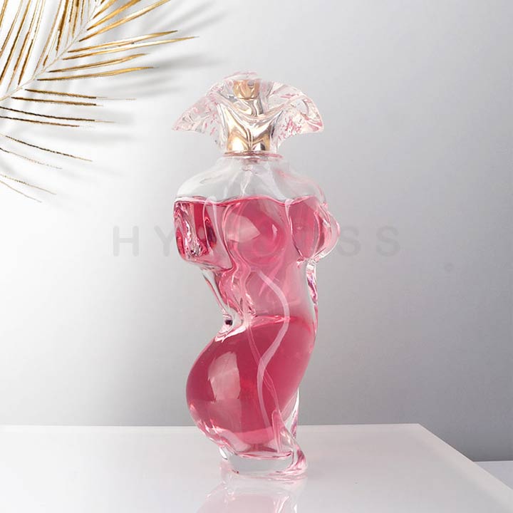 Elegant french humanoid perfume bottle